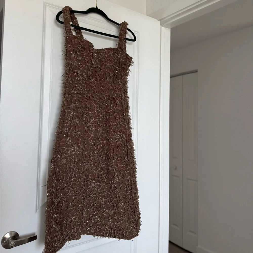 New Tory Burch SEQUINED FRINGE TANK DRESS $2,298